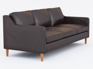 hamilton leather sofa Modèle 3D