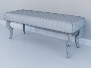 harry bench 3D Model