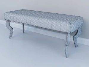harry bench 3D Model