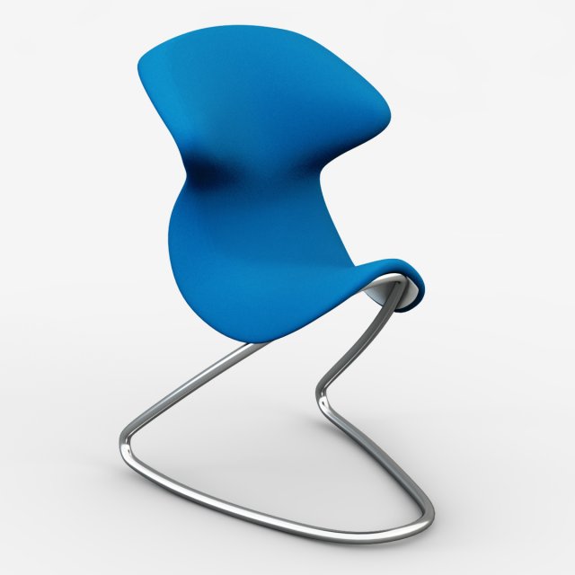 oyo cantilever chair 3D Model .c4d .max .obj .3ds .fbx .stl .blend 