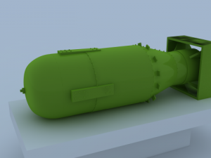 little guy nuclear bomb Model 3D
