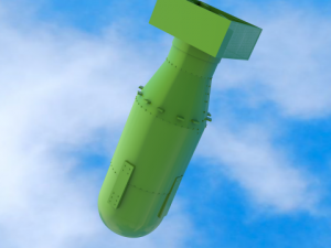 little guy nuclear bomb Modello 3D