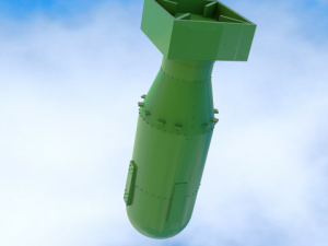 little guy nuclear bomb Modello 3D