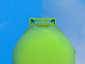 little guy nuclear bomb Modello 3D