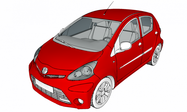 toyota aygo Modelo 3D in Coches compactos 3DExport