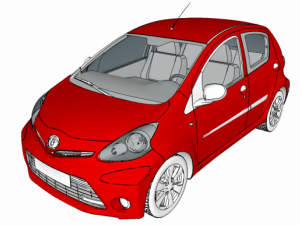 toyota aygo 3D Model