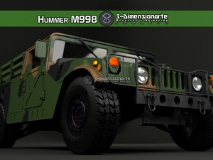humvee m998 - troop carrier Modello 3D