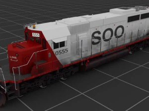 emd sd402 3D Model