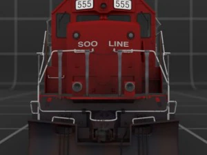 emd sd402 3D Model