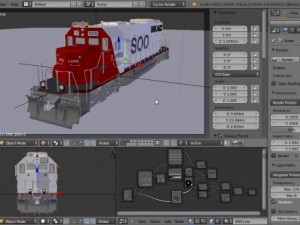 emd sd402 3D 模型