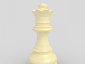chess pieces  chessboard  wood 3D 模型
