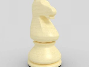 chess pieces  chessboard  wood 3D Model