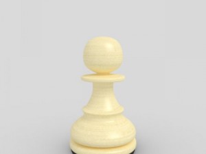 chess pieces  chessboard  wood 3D 模型