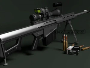 barret m107 3D Model