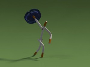 cigarette man 3D Модель