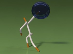 cigarette man 3D Модель