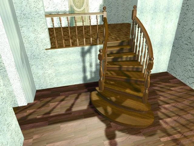 stair 3D Model .c4d .max .obj .3ds .fbx .stl .blend