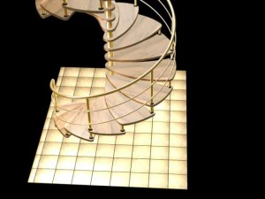 spiral stairs 3D Model