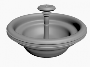 fontan 3D-Modell