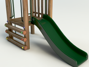 wood playground 3D Model