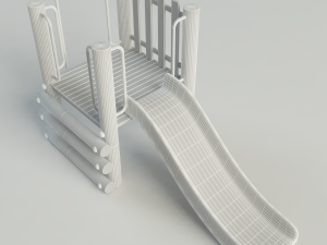 wood playground Modèle 3D
