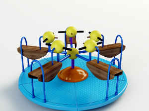 little duck merry go round 3D Model