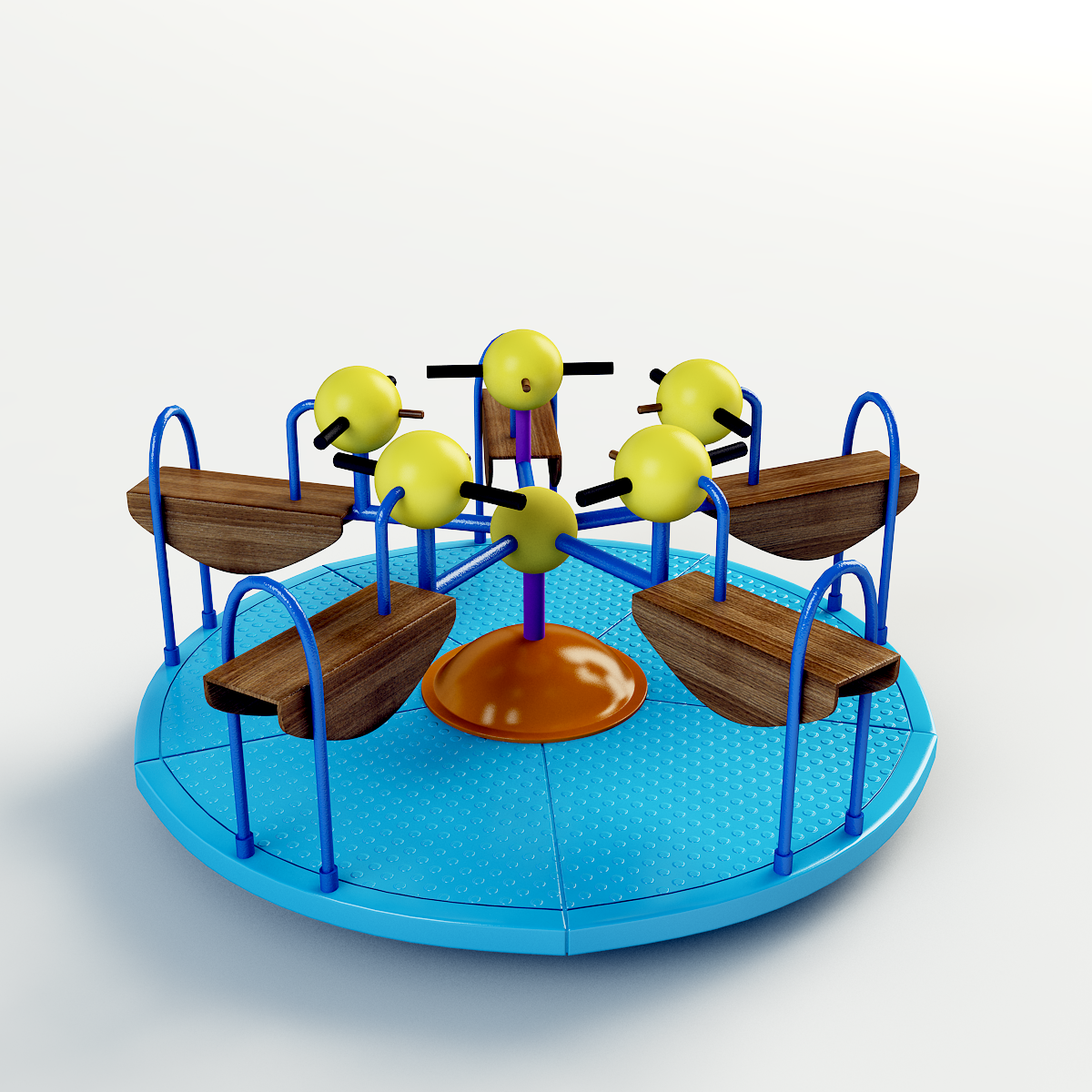 Little Duck Merry Go Round 3d Model In Toys 3dexport