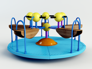 little duck merry go round 3D Model