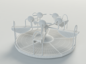 little duck merry go round 3D Model