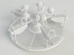 little duck merry go round 3D Model