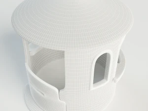 plastic toy house 3D Model