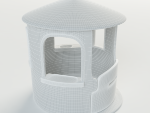 plastic toy house 3D Model