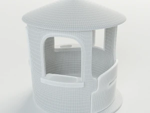 plastic toy house 3D Model