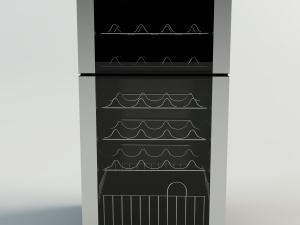 wine cooler 3D Model
