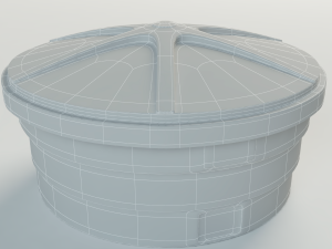 water tank 3D 模型