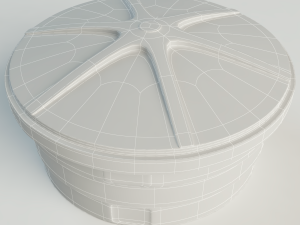 water tank 3D 模型