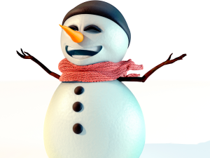 snowman rigged 3D Model