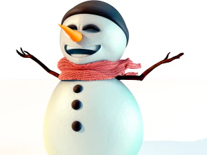 snowman rigged 3D Model