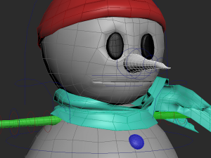 snowman rigged 3D Model