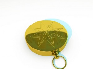 gold compass 3D 模型