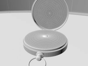 gold compass 3D 模型
