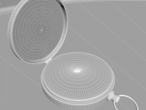 gold compass 3D 模型