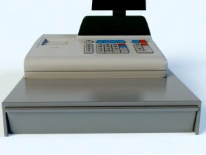 Caixa registradora Modelo 3D