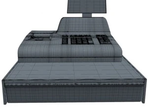 Caixa registradora Modelo 3D