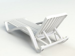 lounge plastic copacabana Modèle 3D