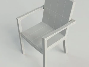 パサルガダの椅子 3Dモデル