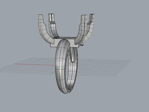 anel Modelo de Impressão 3D