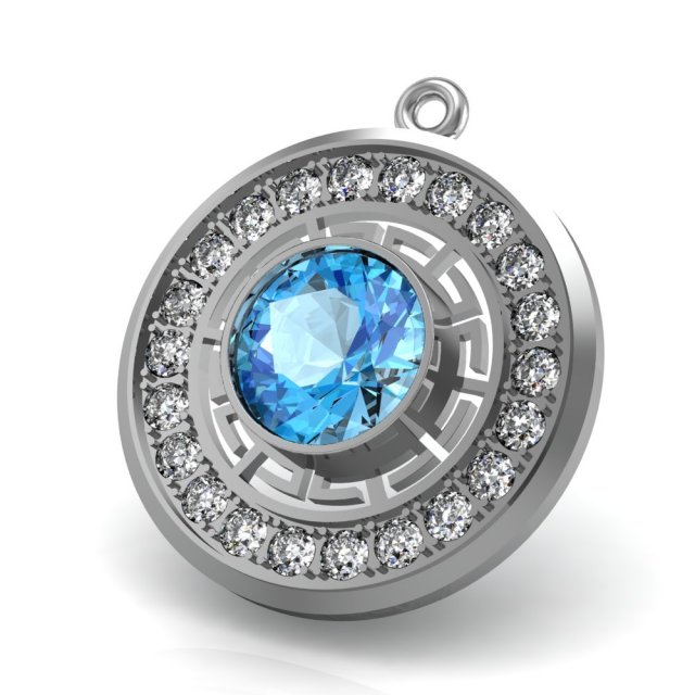 pendant 3D 프린트 모델 .c4d .max .obj .3ds .fbx .stl .blend 