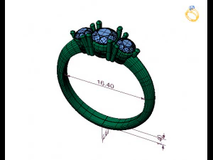 anel Modelo de Impressão 3D