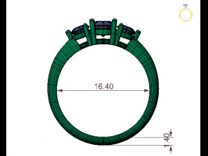 anel Modelo de Impressão 3D